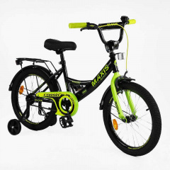 Детский велосипед 18" Corso Maxis Черно-желтый (162140) Новомосковськ