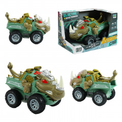 Машина музыкальная Yufeng Animal car 21х11х13 см Разноцветный (147116) Київ