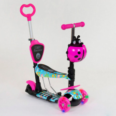Самокат 5в1 Best Scooter (PU колеса с подсветкой) Абстракция Multicolor (84217) Херсон