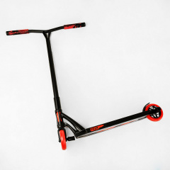 Самокат трюковый Best Scooter FEAR SCS система пеги алюминиевый диск и дека колёса PU 100 кг Black and red (112901) Енергодар