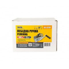 Лебедка барабанная MASTERTOOL 907 кг ремень 8 м (86-8290) Купянск