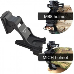 Комплект MICH NVG крепления на шлем Rhino mount + полимерный адаптер J-arm для монокуляра ночного виденья PVS-14 (100949-921) Львов