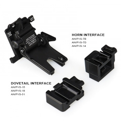 Универсальное NVG крепление c HORN и DOVETAIL интерфейсами для ПНВ PVS-7/14/15/18/21/31 Norotos CL24-0237 Черный (100980) Александрия