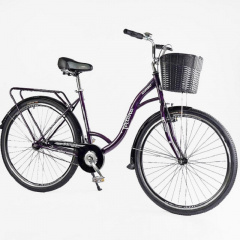 Велосипед городской 28" Corso Fortuna 20" Фиолетовый (162954) Костополь