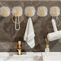 Самоклеящиеся крючки UrbanKit GOLDHOOK03 3 шт Золотистый DR77U Суми