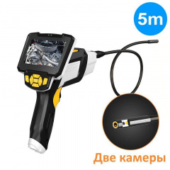Эндоскоп для авто технический с 2-мя камерами Inskam 112-10 Dual, 8 мм 5 метров (100732) Изюм