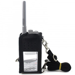 Кожаный чехол с ремешком Retevis J9110H для раций Retevis RT3/ RT3S/ TYT MD-380 Черный (100919) Жмеринка