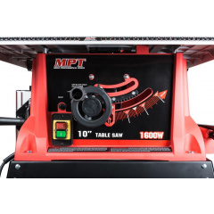 Станок для дерева циркулярный MPT 1600 Вт 4800 об/мин 254 мм Black and Red (MTS2502) Нежин