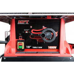 Станок для дерева циркулярный MPT 1600 Вт 4800 об/мин 254 мм Black and Red (MTS2502) Нежин