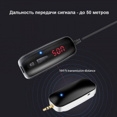 Беспроводной микрофон для телефона, смартфона петличный Savetek P7-UHF (100672) Київ
