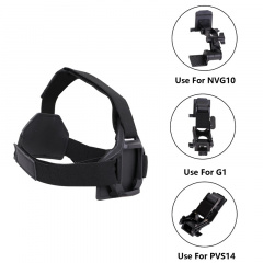 NVG крепление на голову для установки подъёмного механизма или другого NVG адаптера Nectronix NHS-1 Черный (101007) Ужгород