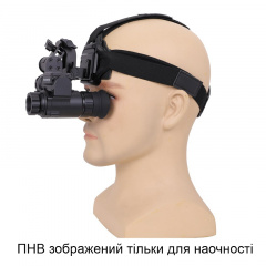 NVG крепление на голову для установки подъёмного механизма или другого NVG адаптера Nectronix NHS-1 Черный (101007) Ужгород
