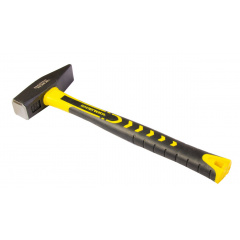 Молоток слесарный MASTERTOOL 1000 г HRC60 355 мм Yellow and Black (02-0810) Весёлое