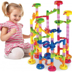 Детский конструктор лабиринт из труб и шаров 105 деталей Urbanset Marble Run Березнеговатое