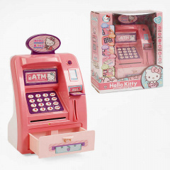 Детская электронная копилка Ages Банкомат 15.8 х 9 х 25 см Pink (155428) Чернівці