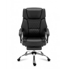 Офисное кресло с массажем Mark Adler Boss 6.0 120х55 см Black Рівне