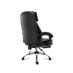 Офисное кресло с массажем Mark Adler Boss 6.0 120х55 см Black Рівне