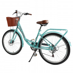 Велосипед городской 26" Corso Polaris PS-639 16.5" Shimano 7 скоростей Мятный (168069) Харьков