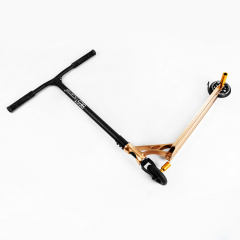 Самокат трюковый Best Scooter Spider HIC-система пеги алюминиевый диск и дека колёса PU 100 кг Gold (107486) Ворожба