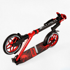 Двухколесный самокат алюминиевый фара амортизатор Skyper Crush 100 кг Red (116955) Покровськ