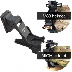 Крепление для ПНВ на шлем MICH NVG PVS-7/ PVS-14 Rhino mount Черный (100949) Львов