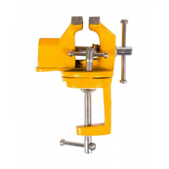 Тиски слесарные поворотные MASTERTOOL 70 мм Yellow (07-0203) Лозовая