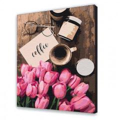 Картина по номерам ArtStory Кофе 40х50 см Разноцветный (812618943) Нововолынск