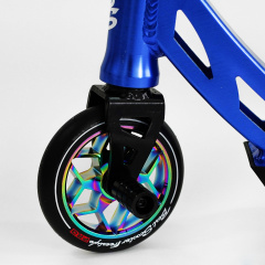 Самокат трюковый Best Scooter Freestyle Pro HIC-система пеги алюминиевый диск и дека колёса PU Blue (115641) Южноукраїнськ