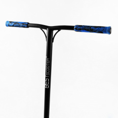 Самокат трюковый Best Scooter HIC-система пеги алюминиевый диск и дека принт Skulls and blue hands 100 кг Разноцветный (105679) Ізюм