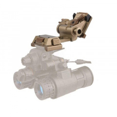 NVG крепление для ПНВ Wilcox L4G24 DOVETAIL интерфейс Ласточкин хвост для NV8000 NV8160 PVS-15/18/21/31 Золотистый (100986) Мукачево