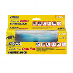 Очки открытые Mastertool Sportline BLUE MIRROR ANTI-SCRATCH (82-0007) Березно