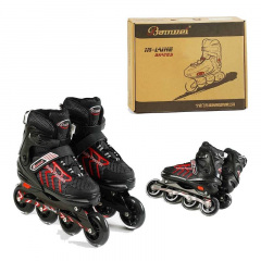 Роликовые коньки Banwei In - Laine Skates 39 - 42 Red (141171) Костопіль