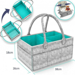 Cумка органайзер из фетра для подгузников и детских предметов первой необходимости Urbanbag Нове