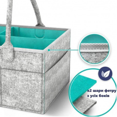 Cумка органайзер из фетра для подгузников и детских предметов первой необходимости Urbanbag Нове