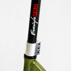 Самокат трюковый Best Scooter Freestyle Pro HIC-система пеги алюминиевый диск и дека колёса PU Green (115642) Березнегувате