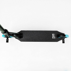 Самокат трюковый Best Scooter FEAR SCS система пеги алюминиевый диск и дека колёса PU 100 кг Black and blue (112900) Оріхів