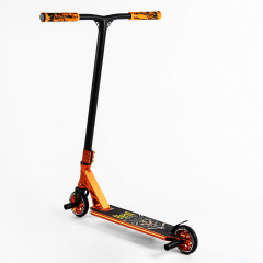 Самокат трюковый Best Scooter Spider HIC-система пеги алюминиевый диск и дека колёса PU 100 кг Orange (107487) Володарськ-Волинський