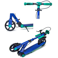 Двухколесный складной самокат ручной тормоз Scale Sports SS-91 51 х 12 см 80 кг Dark blue (259663522) Вінниця