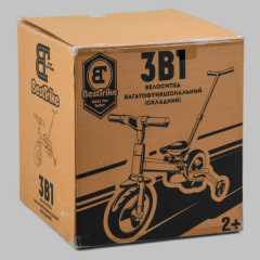 Велосипед-трансформер детский Best Trike 10" Black (105225) Черкаси
