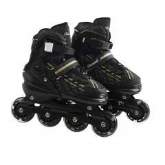 Детские ролики Banwei 20-L Inline Skates 39-42 24-27 см Черный (166609) Вінниця