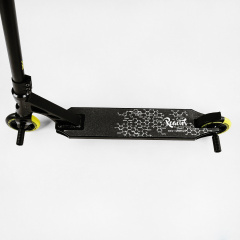 Самокат трюковый пеги алюминиевый диск и дека колёса Best Scooter Reactor HIC-система PU Black and yellow (112771) Энергодар