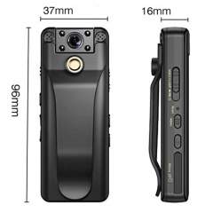 Мини камера - нагрудный видеорегистратор с поворотным объективом экраном и диктофоном Nectronix A22 Черный (100834) Самбор