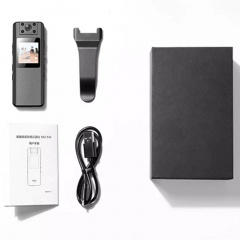 Мини камера - нагрудный видеорегистратор с поворотным объективом экраном и диктофоном Nectronix A22 Черный (100834) Самбор