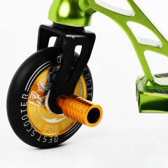 Самокат трюковый Best Scooter Skull and Snake HIC-система пеги алюминиевый диск и дека 100 кг Green (107483) Володарск-Волынский