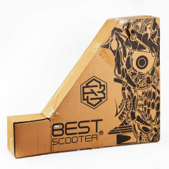 Самокат трюковый Best Scooter Skull Warrior HIC-система пеги алюминиевый диск и дека 100 кг Orange and blue (106843) Борисполь