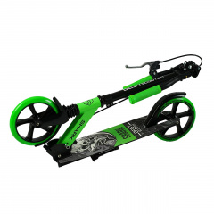 Самокат двухколесный Best Scooter PU колеса 1 амортизатор Black and Green (147565) Черкассы