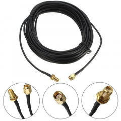 Антенный кабель - удлинитель с SMA разъемами Unitoptek RP-SMA-10 10 м (101034) Калуш