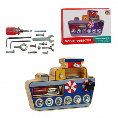 Лодка 4FUN Game Club Wood 20х3х14 см Разноцветный (134463) Краматорськ