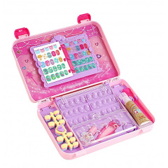 Игровой набор для маникюра AnLily Luxury Manicure Set Розовый (105206) Королёво