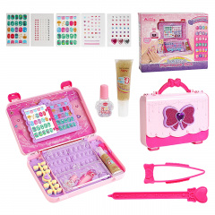 Игровой набор для маникюра AnLily Luxury Manicure Set Розовый (105206) Королёво